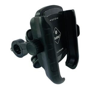 BOBO BM14 PRO Plus Quick Release with PRO Plus Vibration Damper Waterproof Bike/Motorcycle/Scooter Mobile Phone Holder Mount, Ideal for Maps and GPS Navigation (Black)