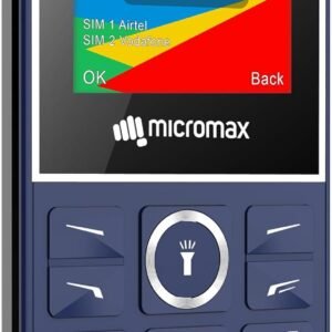 Micromax All-New X1i Smart Dual Sim Keypad Phone | Big 2.4" Display |Type C USB Port | Bright Torch| Wireless FM | Auto Call Recording | Blue |
