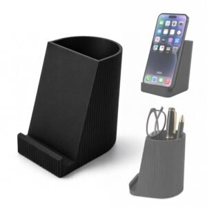 Mobile Phone Stand with Pen Holder | Desk Organizer with Mobile Holder | Anti Slip Phone Stand for Desk | Multi Functional Office & Study Table Organizer for Smartphone