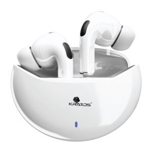 Kratos TW02 Ear Buds Wireless with 60H Playtime, Noise Isolation & Clear Calls, Bluetooth Earbuds with Voice Assistant, Ear Buds with Bluetooth V 5.3 & with Type C Fast Charging, IPX5 TWS Earphones