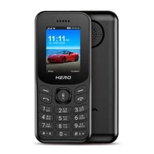 Lava Hero Shakti 2026 Dual Sim Keypad Mobile Phone (with Vibration Alert) | 1.8" Display | Super Saving Battery Mode | Stylish Design | Number Talker | (Black)| Type-C