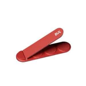 DailyObjects Stack Phone Kickstand/Phone Stand/Mobile Holder, Vertical and Horizontal Stand, Adjustable Angle, Compatible with iPhone - Coral Red
