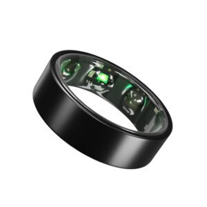 Gabit Smart Ring | Health Tracker, 7+ Day Battery | Sleep, Fitness, Nutrition, Stress | Buy Sizing Kit First | Ring for Men & Women | Titanium, Matte Black 6