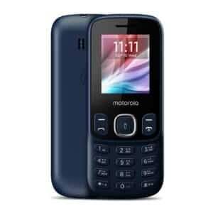 Motorola All-New A10e Dual Sim keypad Phone | 2 Years Replacement | Long Lasting Battery | Bluetooth Facility | Loud Sound | Wireless FM | Auto Call Recording (Dark Blue)