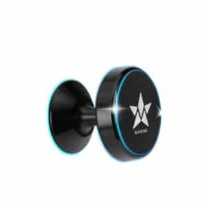 Blackstar Spiro Mag : Magnetic Mobile Phone Holder for Car Dashboard/Bike with 540° Angle Rotation - Phone Mount Stand with Strong & Safe Magnets - Compatible with All Mobiles (MAGSAFE Incompatible)
