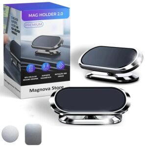 Magnova Store Magnetic Mobile Holder for Car Dashboard with Universal 360° Rotation, 8X Strongest & Safest Magnets Mount Phone Holder for All Smartphones