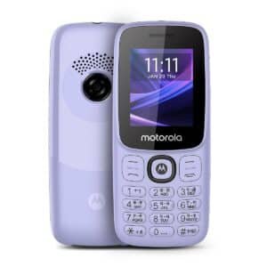 Motorola All-New A300-2026 Dual Sim keypad Phone | 2 Years Replacement | Type C Charging Port |Long Lasting Battery | Loud Sound | Wireless FM | (Purple Elite)