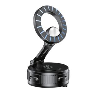 ONE 7 Magnetic Car Mobile Holder with Vacuum Suction Base, 360° Rotatable Dashboard Mount, Foldable Magnetic Mobile Stand for Car Dashboard & Flat Surfaces (ON ST-36)