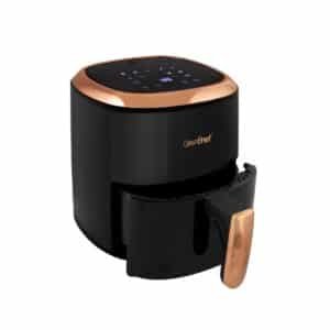 Greenchef Digital Air Fryer Frizzle with Touch Panel, uses up to 90% less fat, 8 Pre-set Menu, 1200W, 4.2 Liter (Black), Large