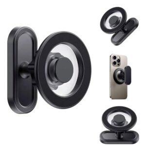 PHOTOMAX Anti-Shock Magnetic Phone Holder for Gym – Universal Fit Mobile Mount for Workout Videos, Selfies, Treadmill & Exercise Equipment (Magnetic Phone Bracket K372)